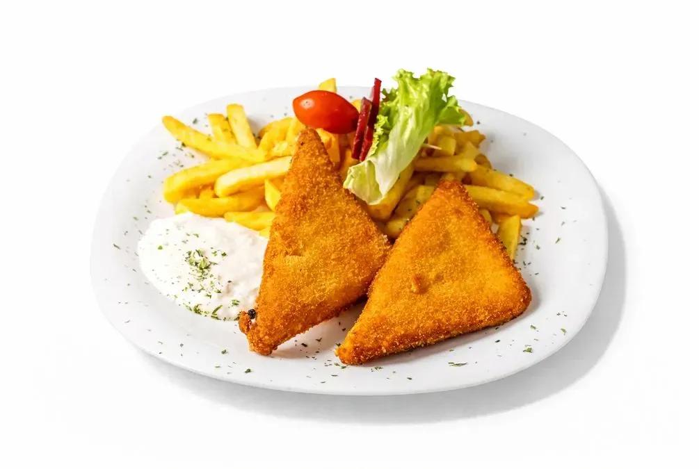 Pohani sir, pommes frites i tartar